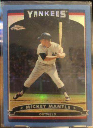 Mickey Mantle [Blue Refractor] #7