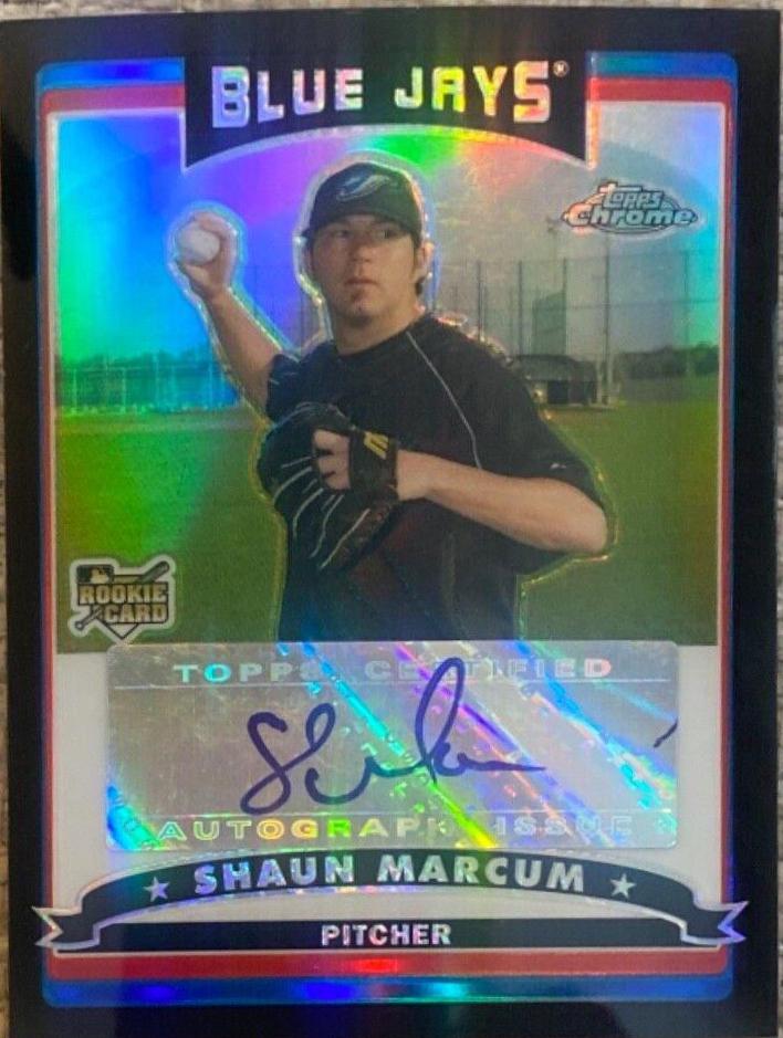 Shaun Marcum [Autograph Black Refractor] #349