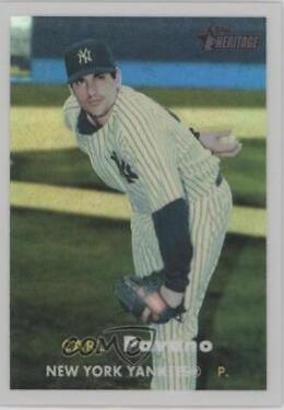 Carl Pavano [Chrome Black Refractor] #17