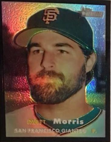 Matt Morris [Chrome Black Refractor] #14
