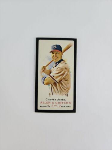 Chipper Jones [Mini Black Border No Number]