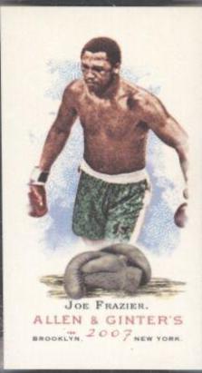 Joe Frazier [Mini Allen & Ginter Back] #82
