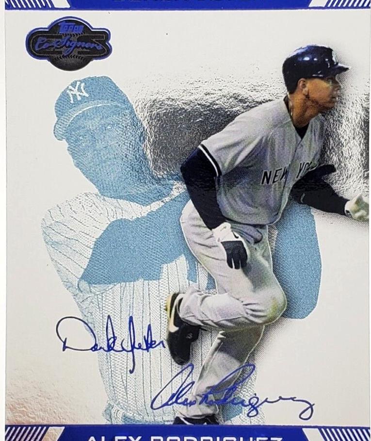 Alex Rodriguez, Derek Jeter [Blue] #25