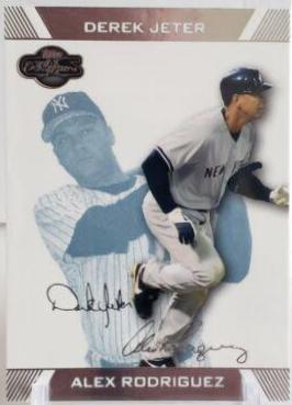 Alex Rodriguez, Derek Jeter [Silver Bronze] #25