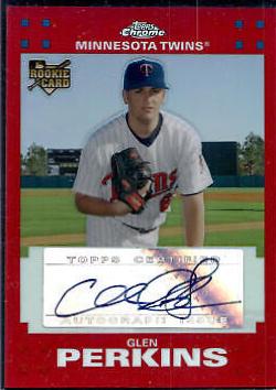 Glen Perkins [Autograph Red Refractor] #348