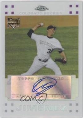 Ubaldo Jimenez [Autograph White Refractor] #349