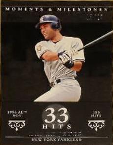 Derek Jeter [33 Hits Black] #83