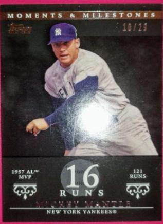 Mickey Mantle [40 Runs Black] #76