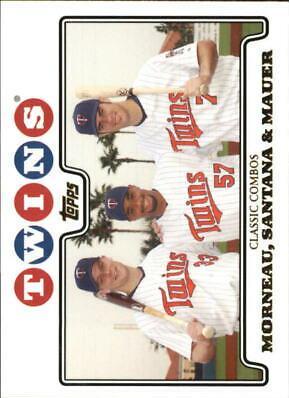 Joe Mauer, Johan Santana, Justin Morneau [Gold Foil] #287