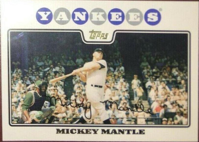 Mickey Mantle [Gold Foil] #7