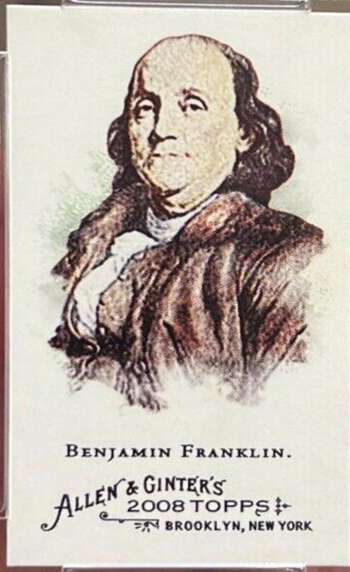 Benjamin Franklin [Mini Allen & Ginter Back] #3
