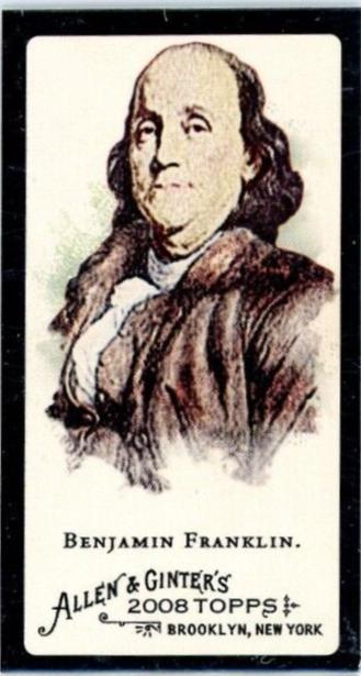 Benjamin Franklin [Mini Black Bordered] #3