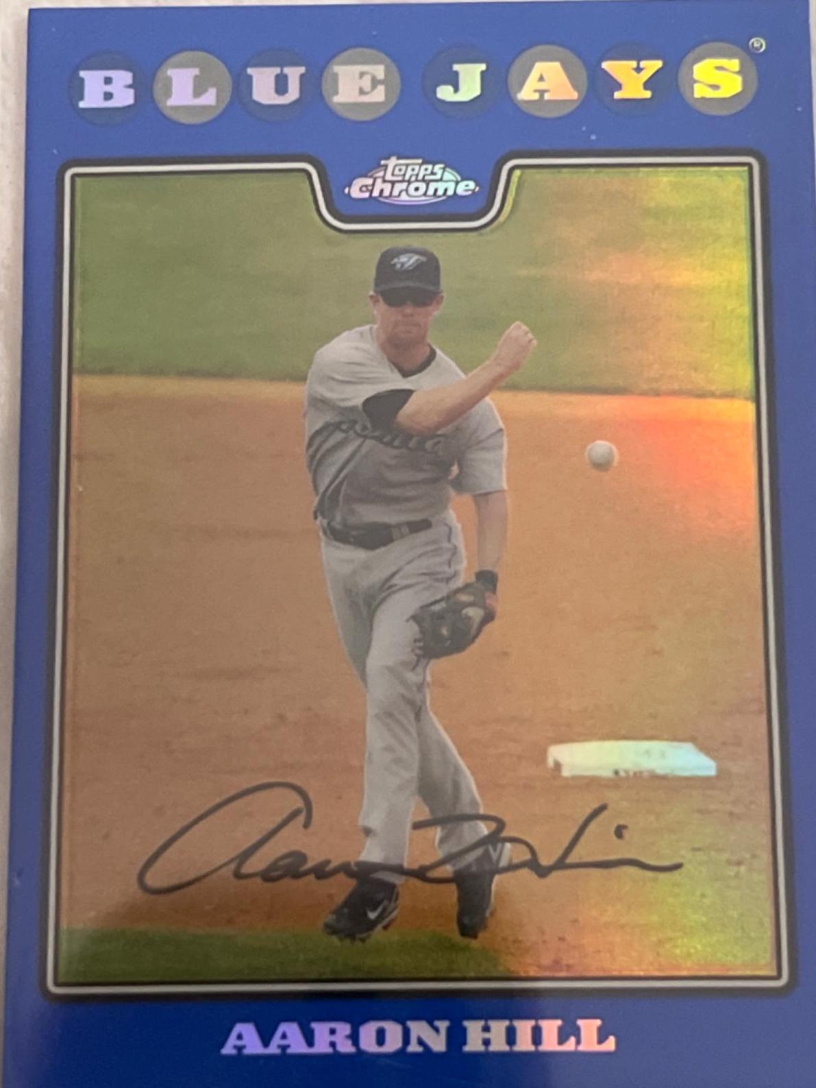 Aaron Hill [Blue Refractor] #43