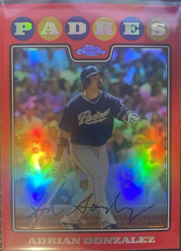 Adrian Gonzalez [Red Refractor] #128