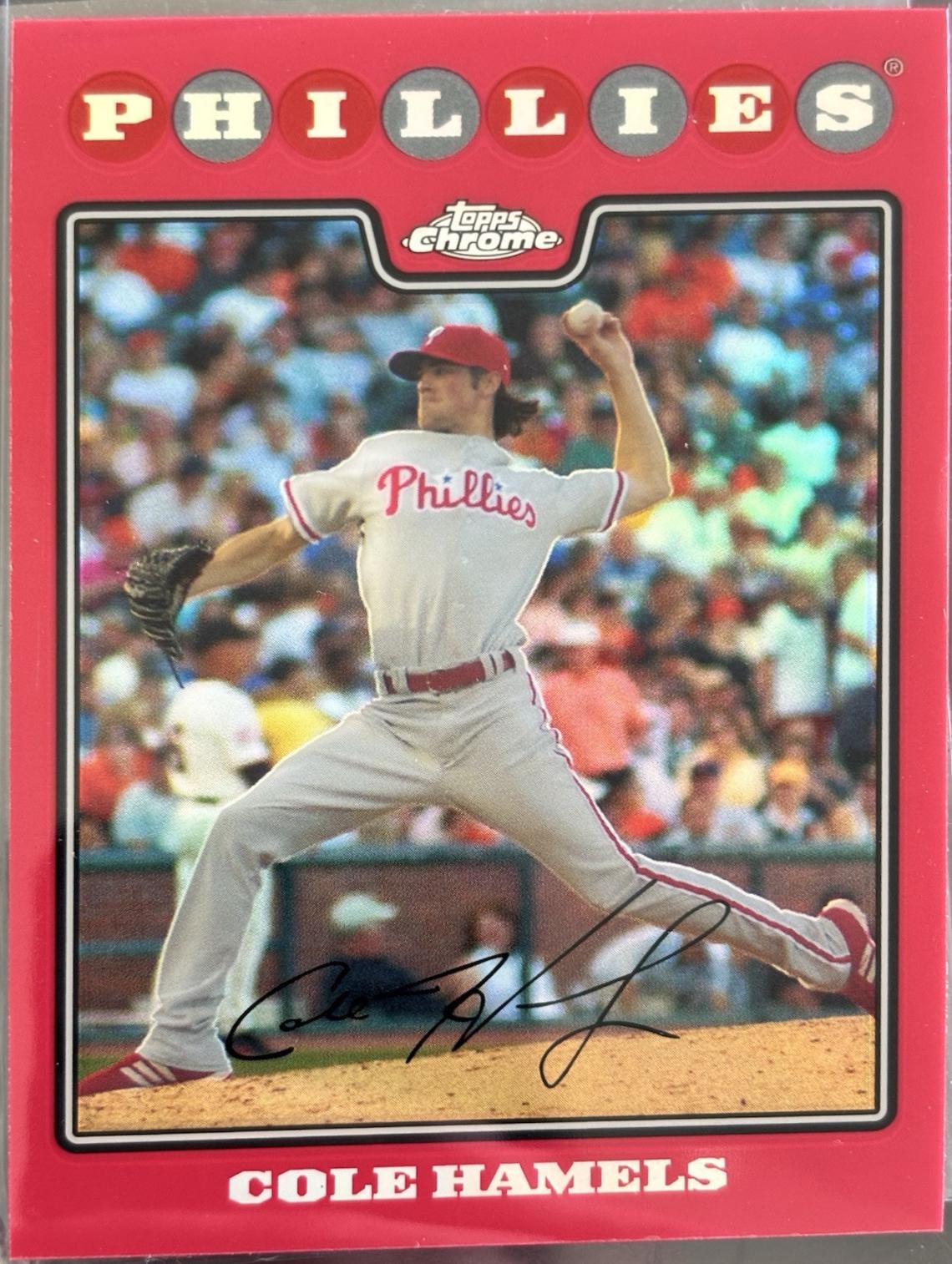 Cole Hamels [Red Refractor] #10