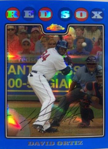 David Ortiz [Blue Refractor] #90