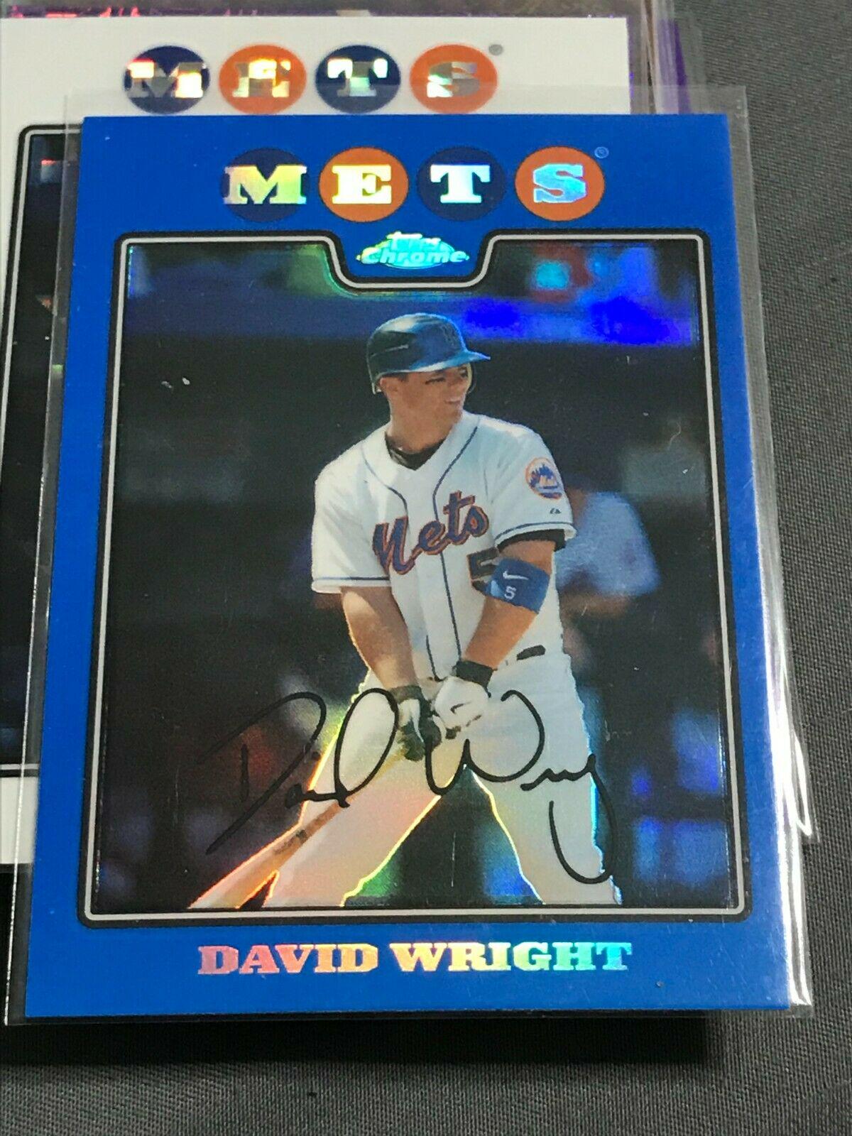 David Wright [Blue Refractor] #85