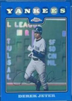 Derek Jeter [Blue Refractor] #121