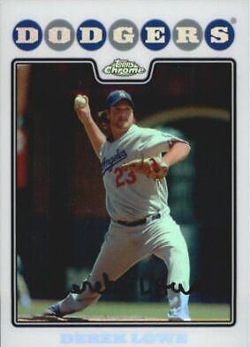 Derek Lowe [Blue Refractor] #108