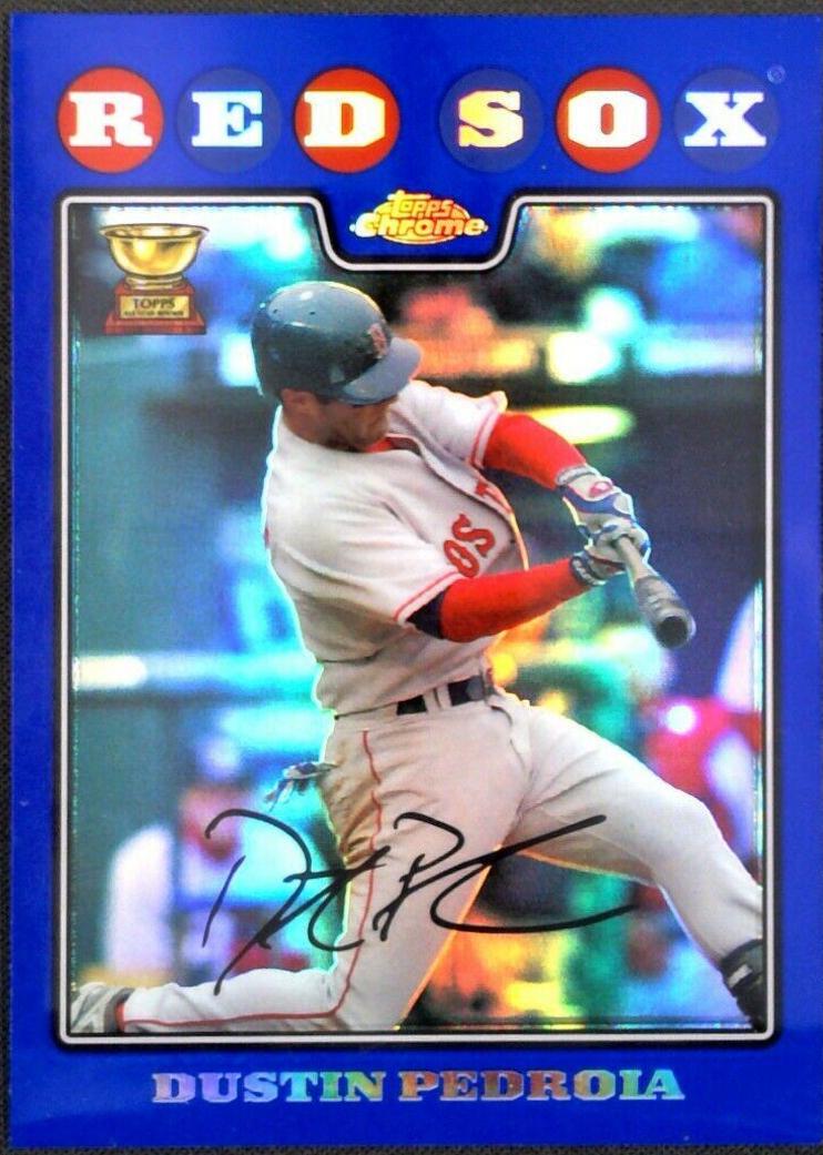 Dustin Pedroia [Blue Refractor] #66