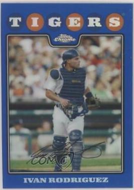 Ivan Rodriguez [Blue Refractor] #24