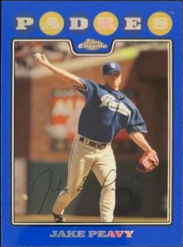 Jake Peavy [Blue Refractor] #15