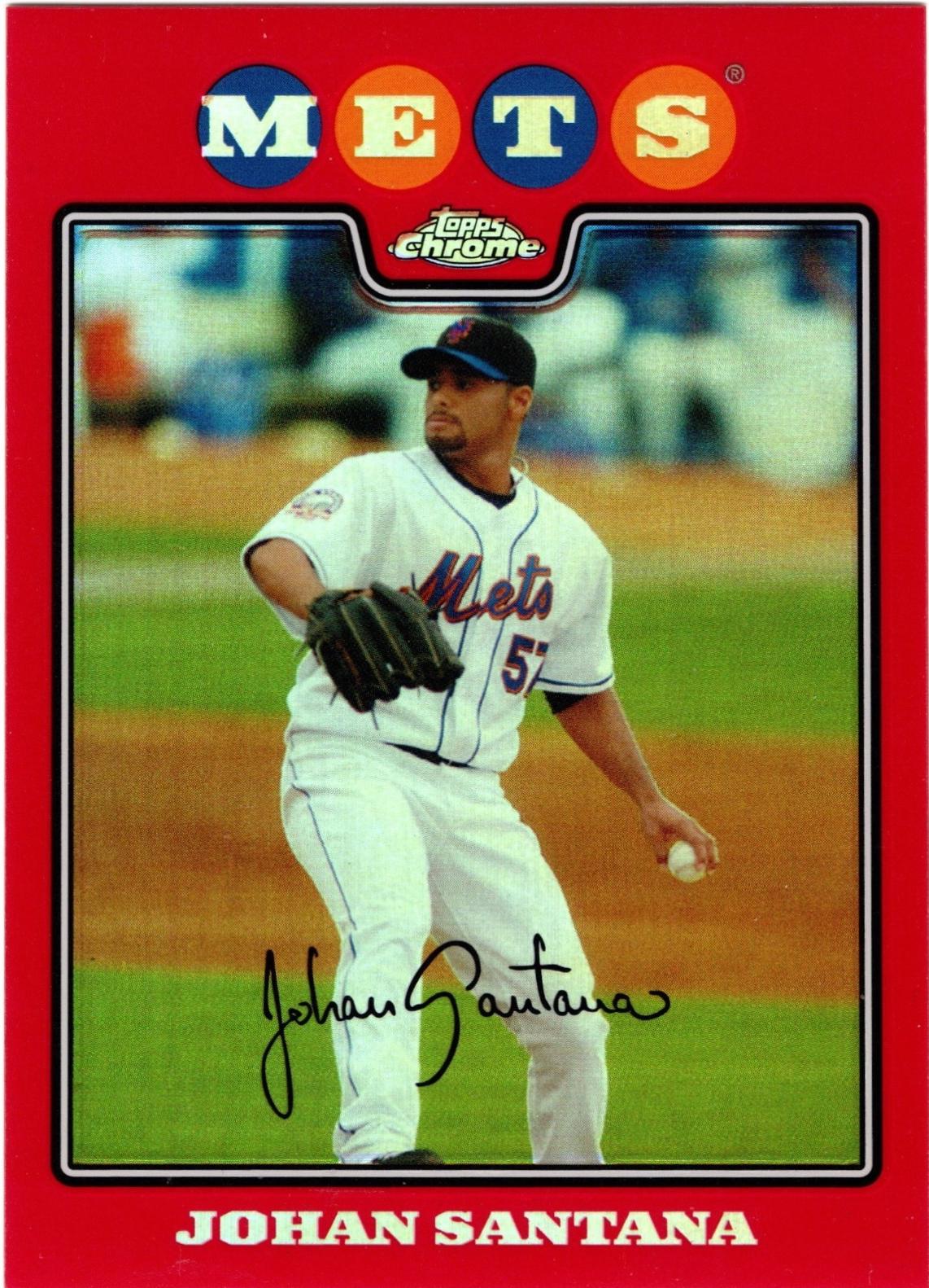 Johan Santana [Red Refractor] #32