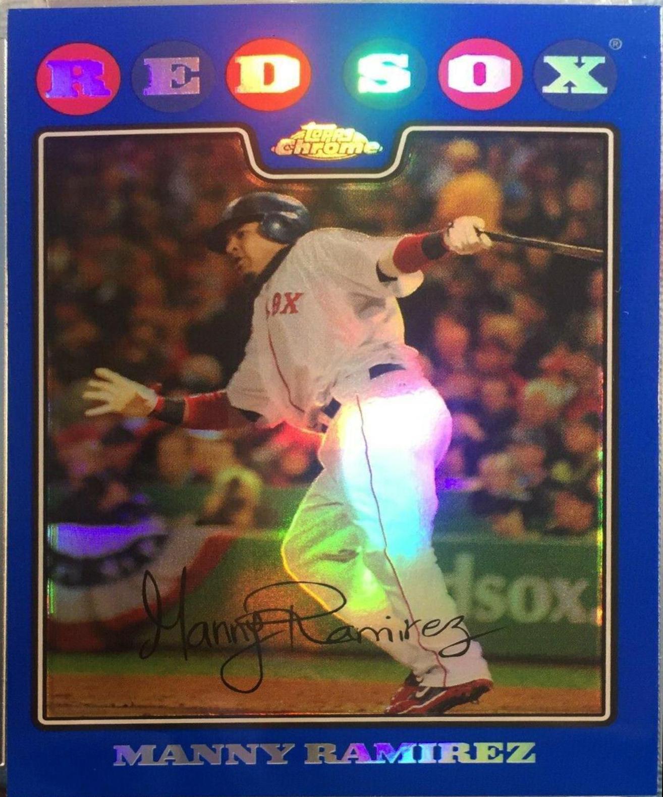Manny Ramirez [Blue Refractor] #60