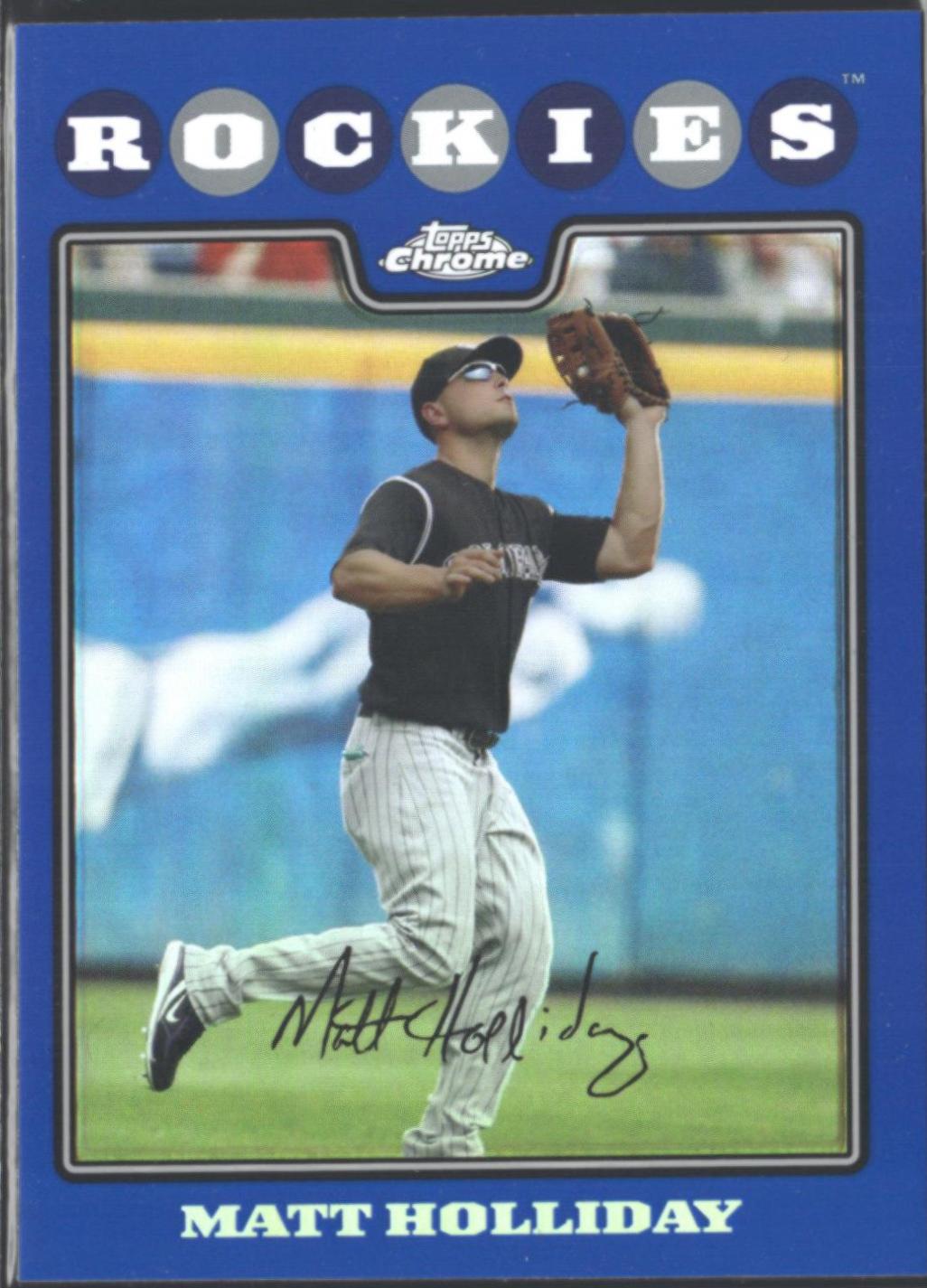 Matt Holliday [Blue Refractor] #104