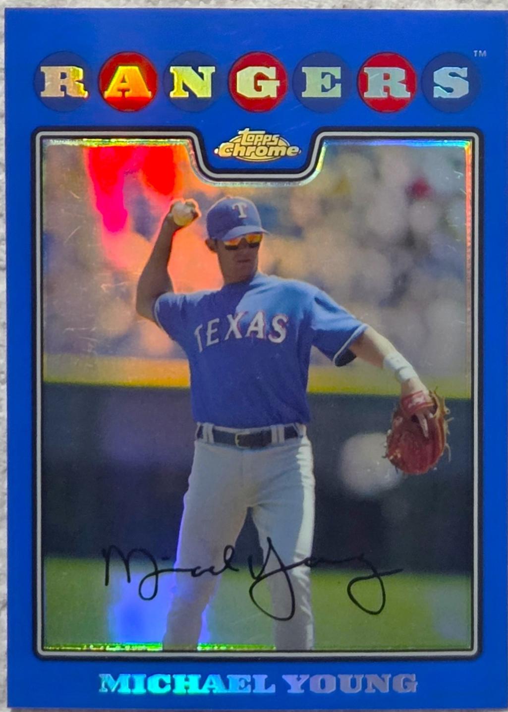 Michael Young [Blue Refractor] #166