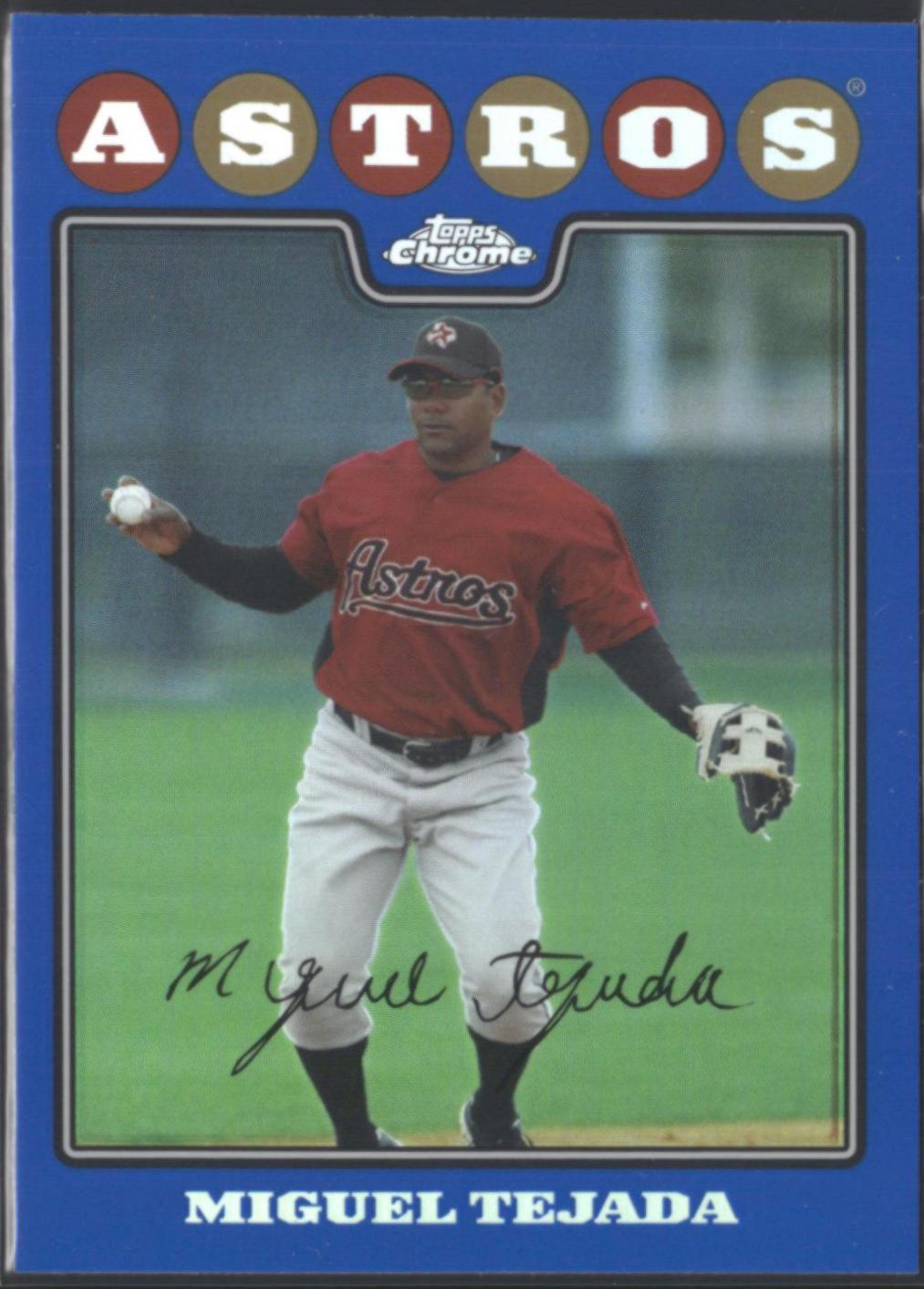 Miguel Tejada [Blue Refractor] #12