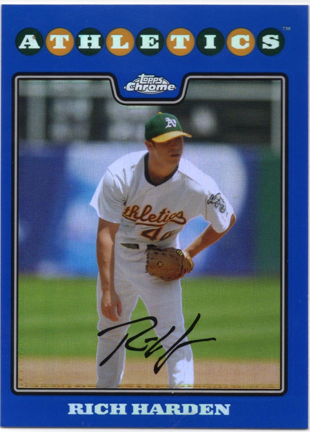 Rich Harden [Blue Refractor] #68