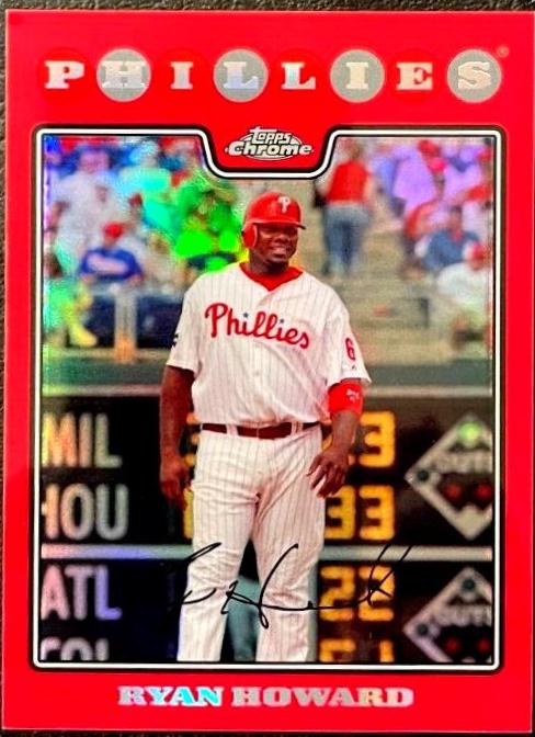 Ryan Howard [Red Refractor] #29