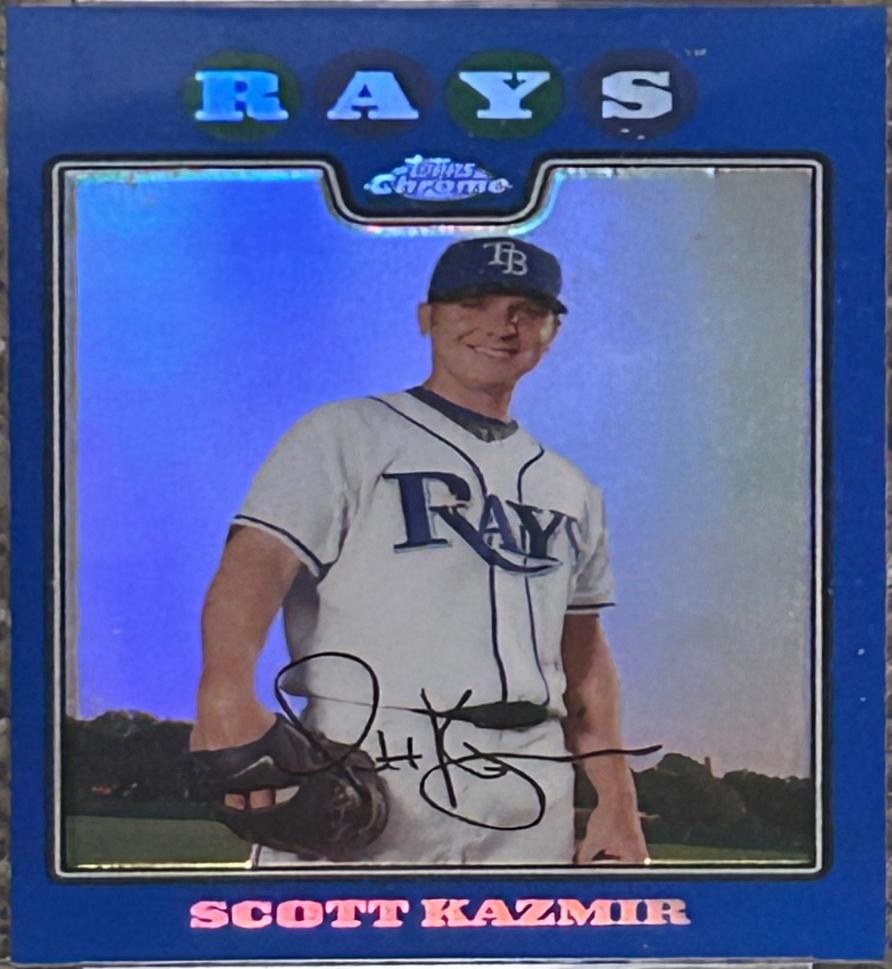 Scott Kazmir [Blue Refractor] #3