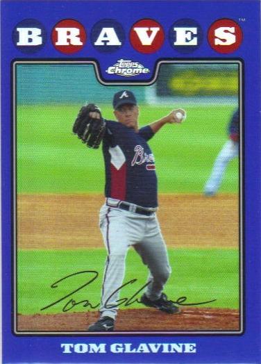 Tom Glavine [Blue Refractor] #156