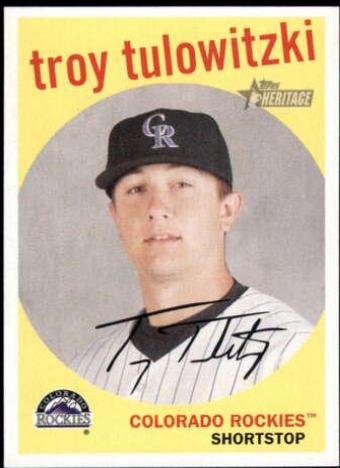 Troy Tulowitzki [Black Back] #21