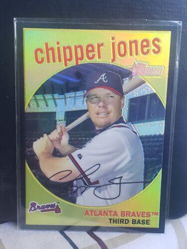 Chipper Jones [Black Border Refractor] #C98
