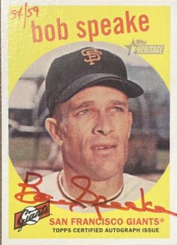 Bob Speake [Red Ink] #ROABSP