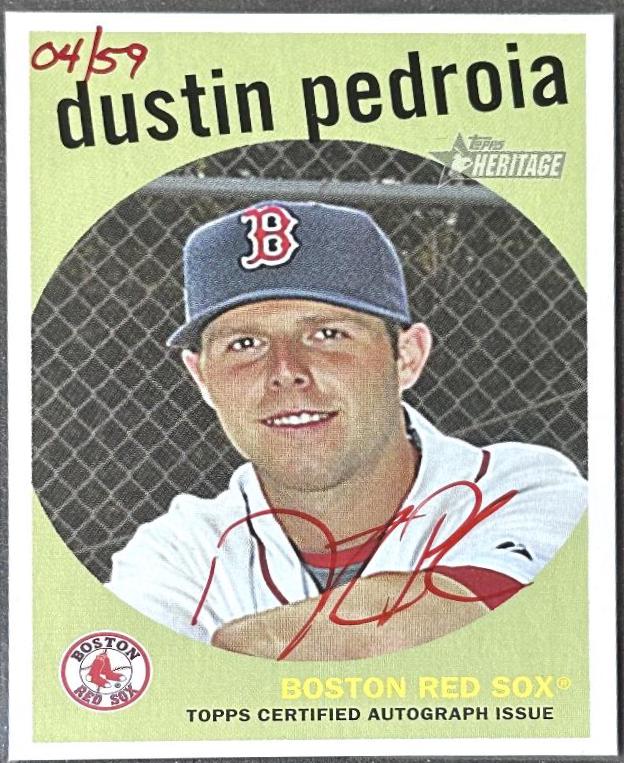 Dustin Pedroia [Red Ink] #ROADP