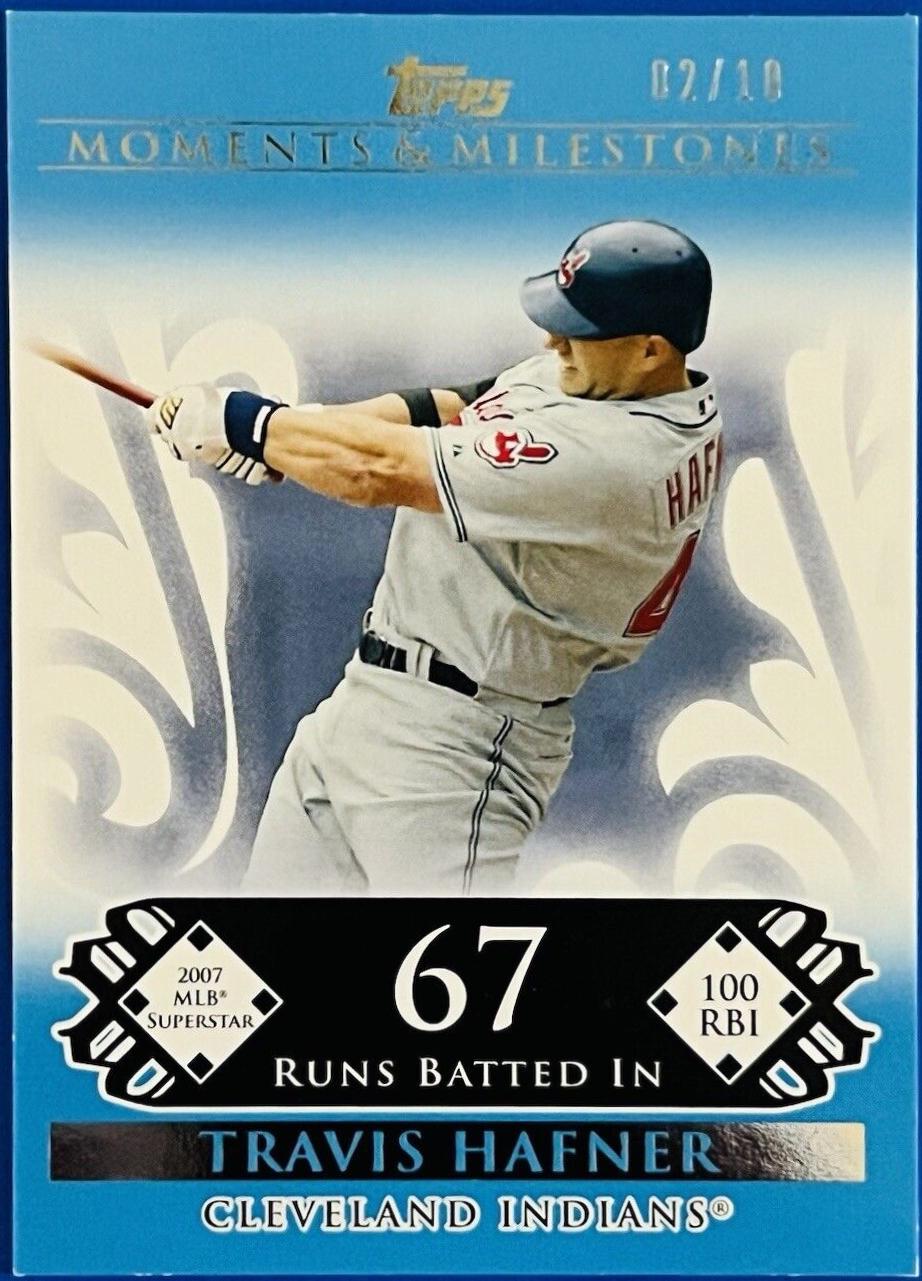 Travis Hafner [Blue] #34