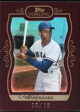 Ernie Banks [Framed Burgundy] #287
