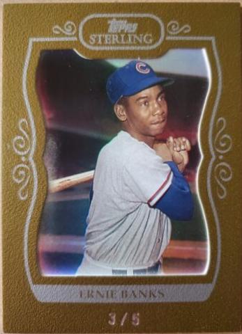 Ernie Banks [Framed Gold] #285