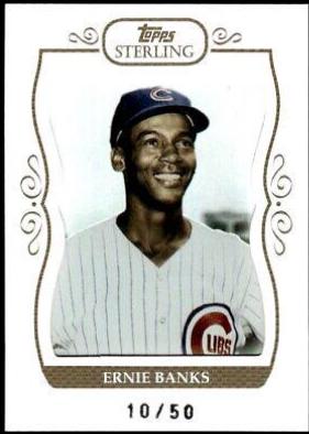 Ernie Banks [Framed White] #278