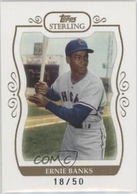 Ernie Banks [Framed White] #287