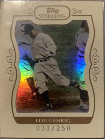 Lou Gehrig [Framed White] #232
