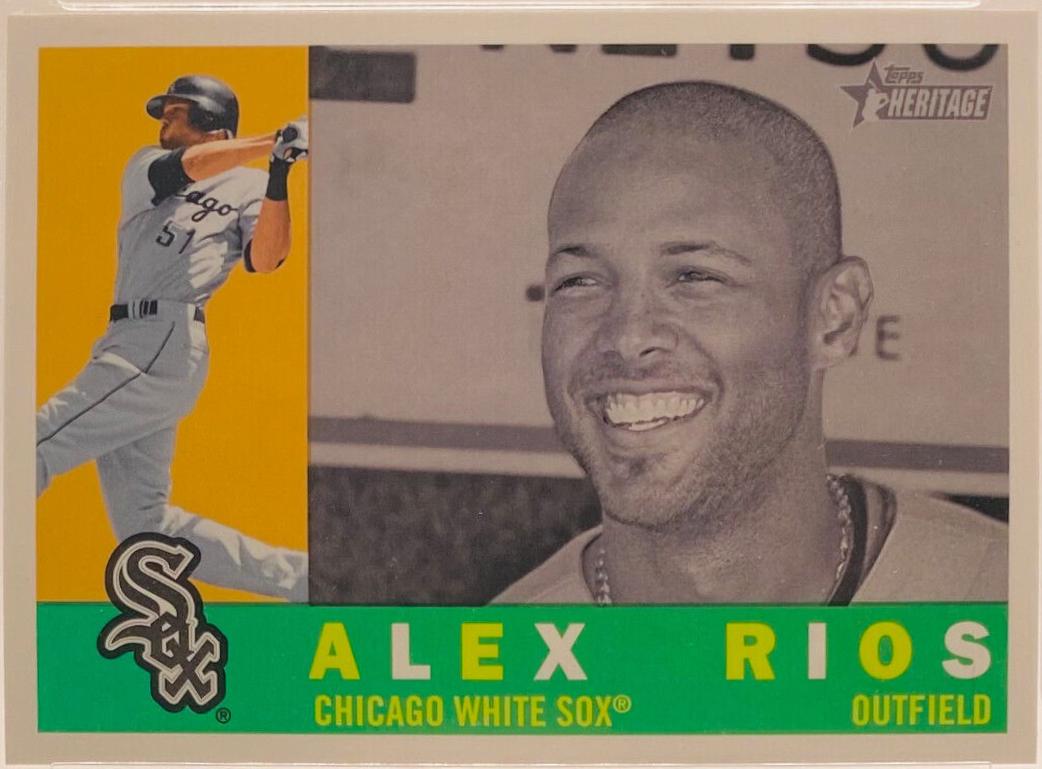 Alex Rios [Black & White Photo] #569
