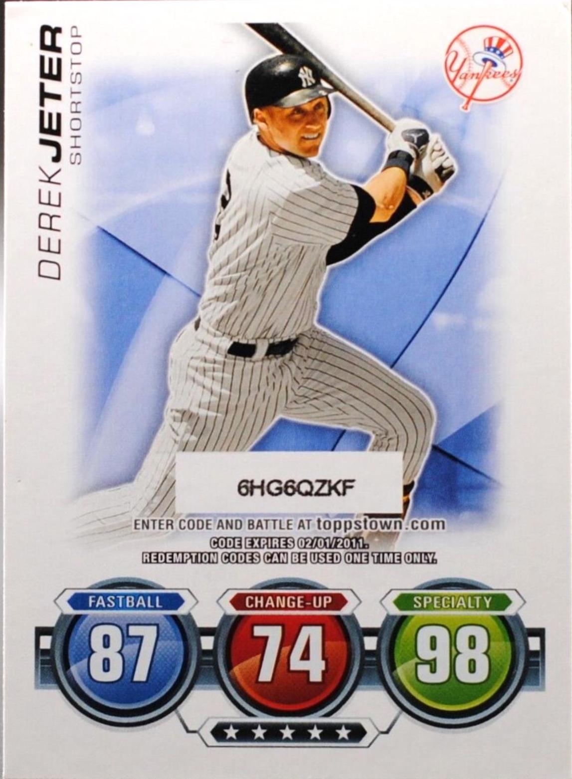 Derek Jeter [Code Card]