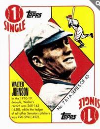 Walter Johnson #7