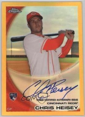 Chris Heisey [Gold Refractor Autograph] #192