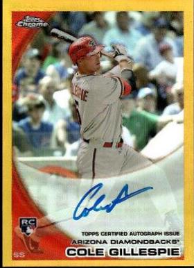 Cole Gillespie [Gold Refractor Autograph] #186